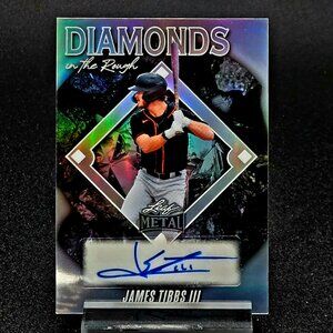 2025 James Tibbs III 19/35 Auto Diamonds in the Rough Dodgers Top Prospect
